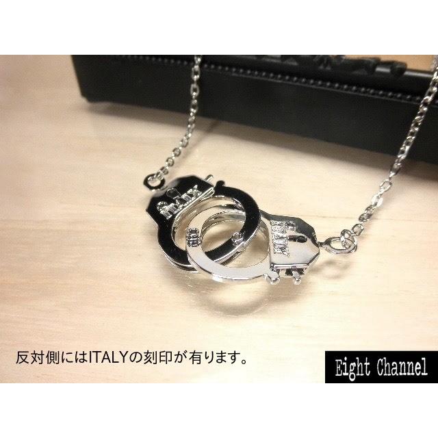ネックレス 手錠 ハンドカフ シルバー ロック パンク バンギャ Rock