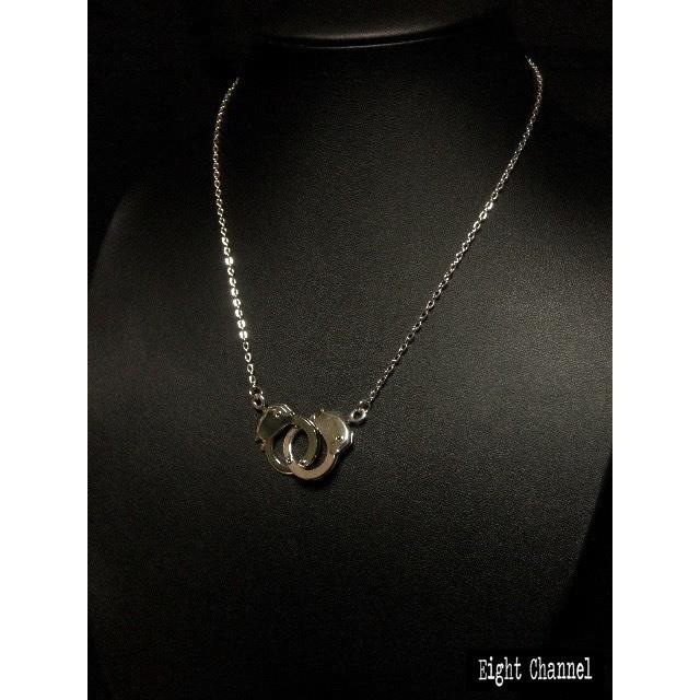 ネックレス 手錠 ハンドカフ シルバー ロック パンク バンギャ Rock