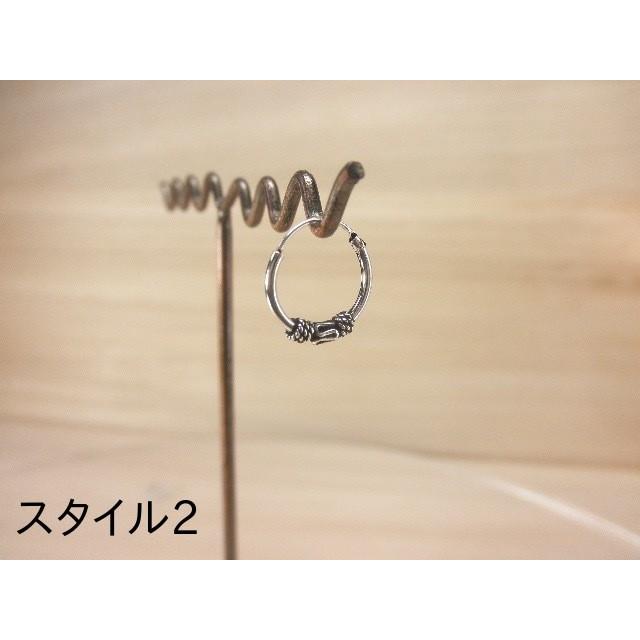 イタリア製 VINTAGE ヴィンテージ フープピアス シルバー925 ヴィンテージ vintage フープピアス ピアス シルバー シルバー