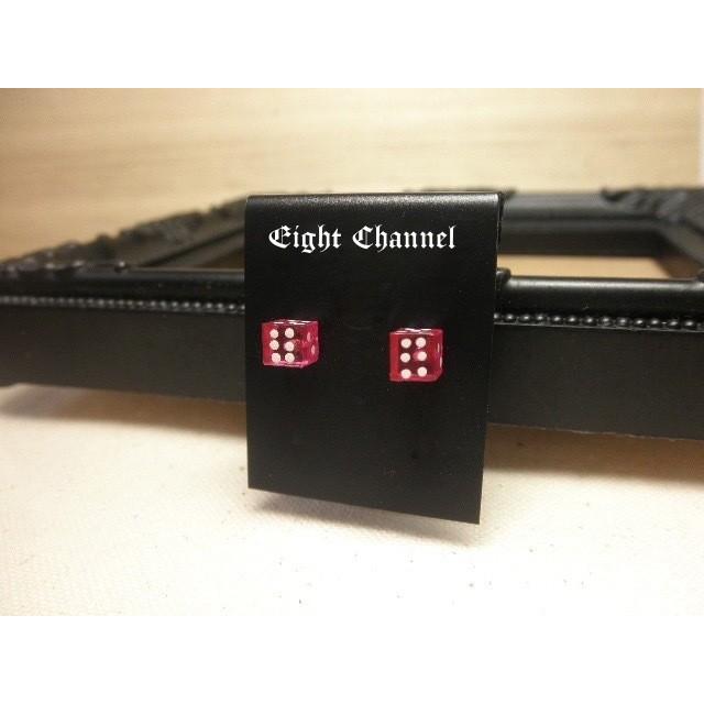 ピアス サイコロ ダイス シルバー 白 黒 ブラック ピンク 赤 パープル