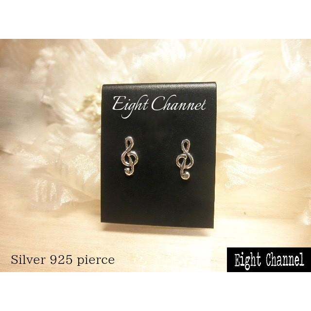 ピアス ト音記号 音符 シルバー Silver925 Rock ロック V系 バンギャ 軽音 可愛い Pi 3609 Silver Eight Channel 通販 Yahoo ショッピング
