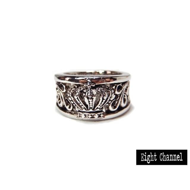 指輪 王冠 クラウン シルバー V系 バンギャ アメカジ ロック バイカー