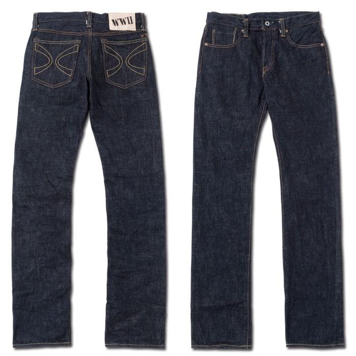 EIGHT-G 大戦モデル ナローストレートジーンズ [701-WW2] エイトジー 日本製 ジーンズ ジーパン 男デニム ヘビーオンスジーンズ 