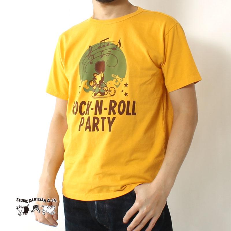 STUDIO D'ARTISAN ダルチザン Tシャツ 2023春夏 新作 8104A ROCK