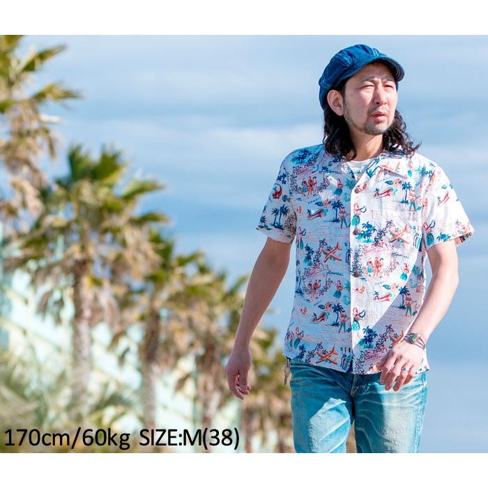 EIGHT-G（エイトジー） アロハシャツ メンズ アメカジ 日本製 半袖