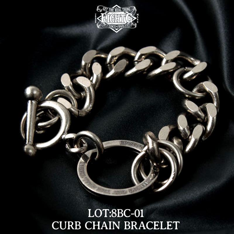 EIGHT-G（エイトジー） ブレスレット メンズ チェーン シンプル 喜平