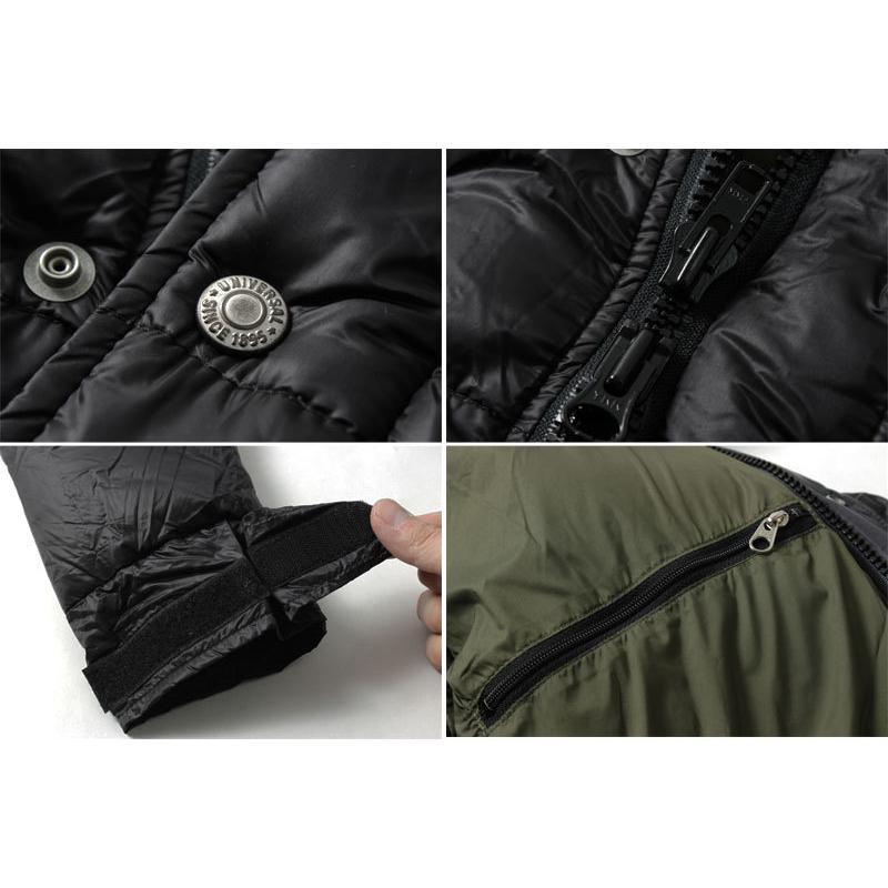 エイトジー ダウンジャケット メンズ ホワイトグース EIGHT-G NYLON DOWN JACKET 8JK-14 エイトジー アメリカ製 ナイロン ダウンパーカー アウターの画像