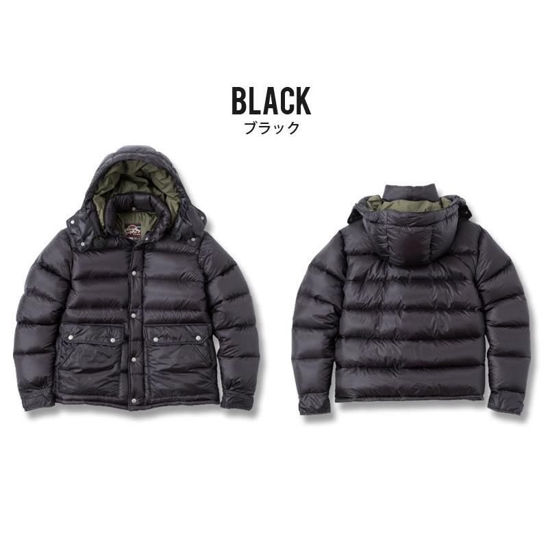 エイトジー ダウンジャケット メンズ ホワイトグース EIGHT-G NYLON DOWN JACKET 8JK-14 エイトジー アメリカ製 ナイロン ダウンパーカー アウターの画像
