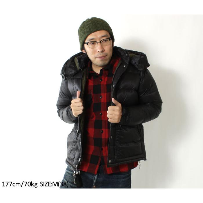 エイトジー ダウンジャケット メンズ ホワイトグース EIGHT-G NYLON DOWN JACKET 8JK-14 エイトジー アメリカ製 ナイロン ダウンパーカー アウターの画像