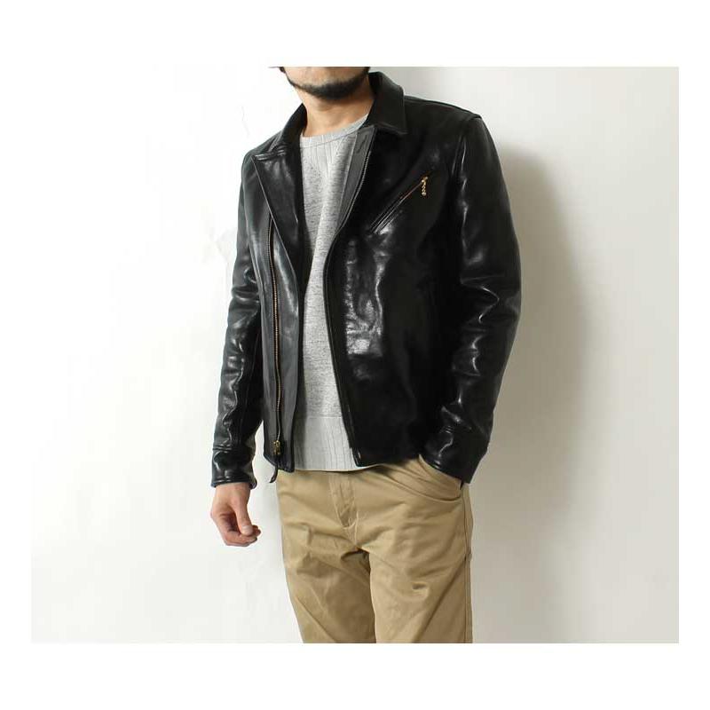 EIGHT LEATHERS レザージャケット HORSE HIDE LEATHER JACKET 8JK-15 エイトレザーズ 日本製 国産 革ジャン ダブル ライダース｜eightg｜13