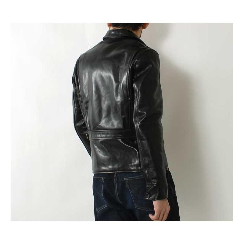 EIGHT LEATHERS レザージャケット HORSE HIDE LEATHER JACKET 8JK-15 エイトレザーズ 日本製 国産 革ジャン ダブル ライダース｜eightg｜09