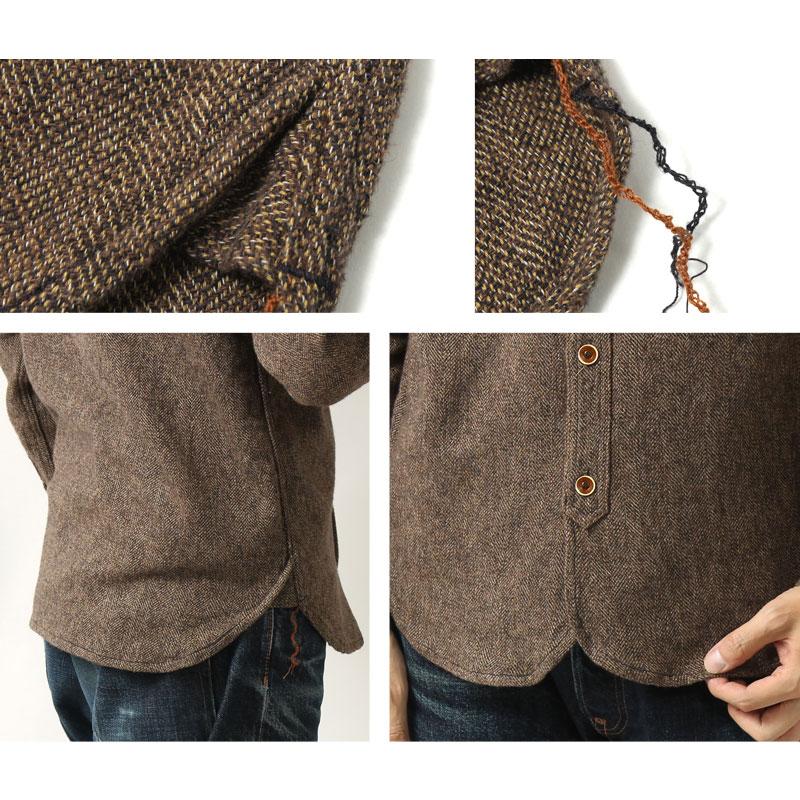 EIGHT-G（エイトジー） ワークシャツ 2023秋冬 新作 メンズ 日本製