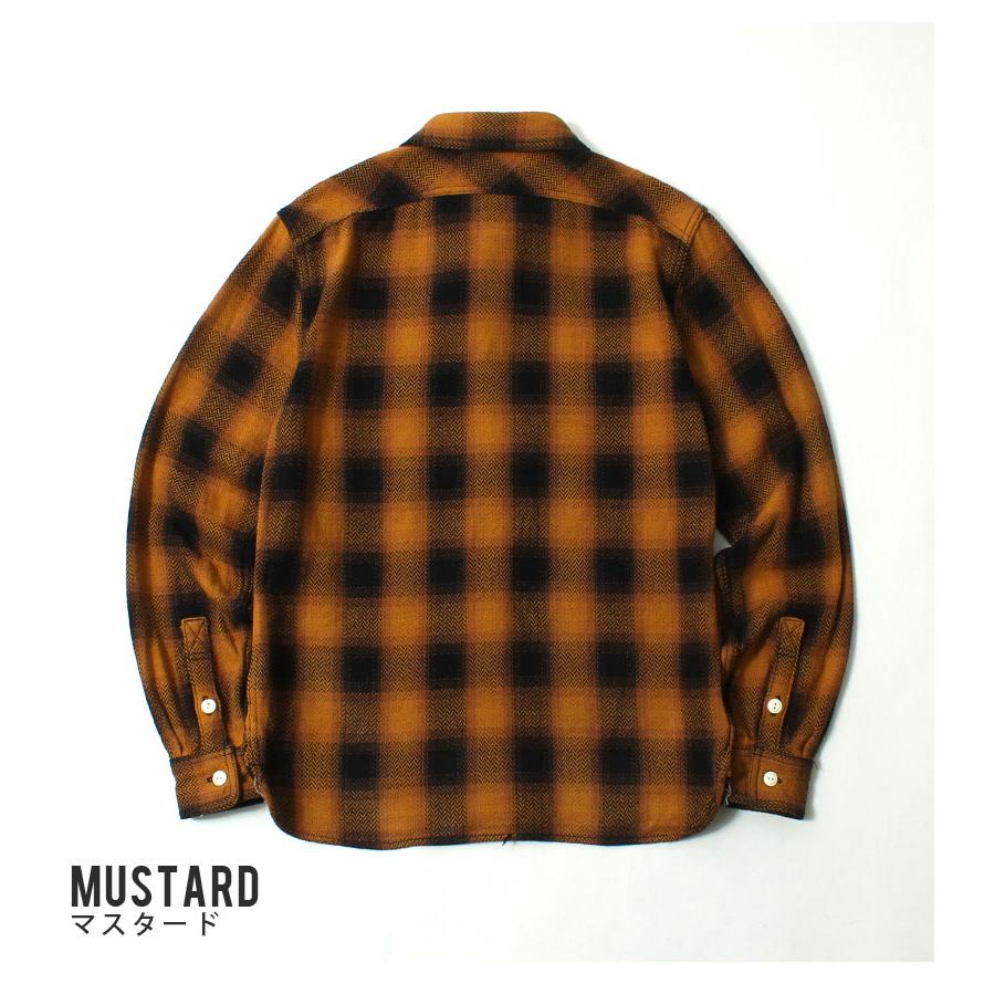 EIGHT-G（エイトジー） ネルシャツ 2025秋冬 新作 長袖 メンズ