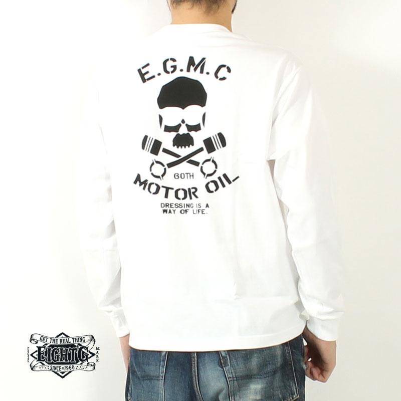 EIGHT-G（エイトジー） ロンT プリント 2025秋冬 再入荷 ロゴ Tシャツ