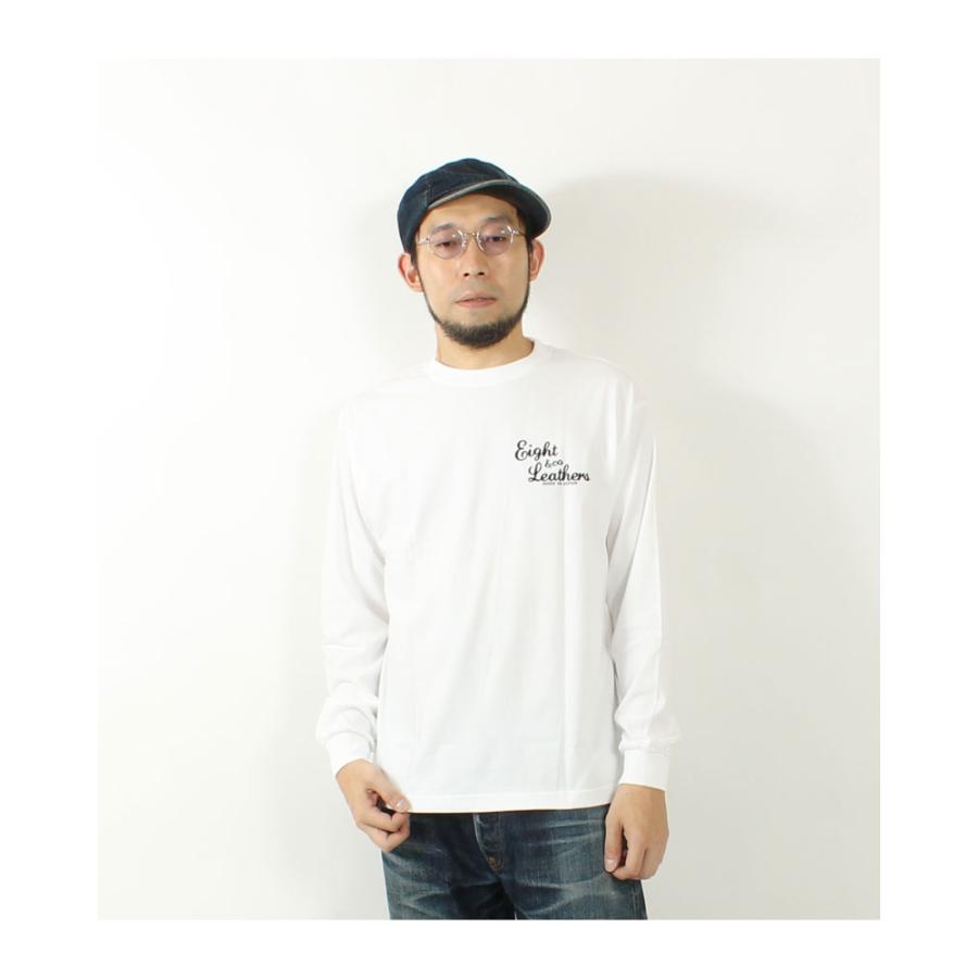 EIGHT-G（エイトジー） ロンT プリント 2025秋冬 再入荷 ロゴ Tシャツ