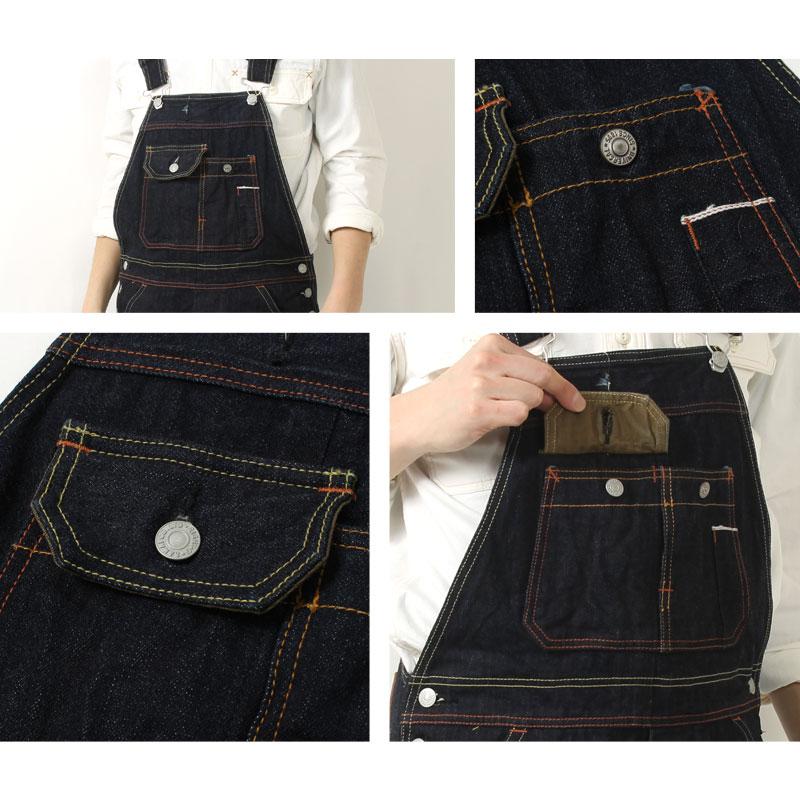 EIGHT-G エイトジー オーバーオール メンズ ダブルニーパンツ