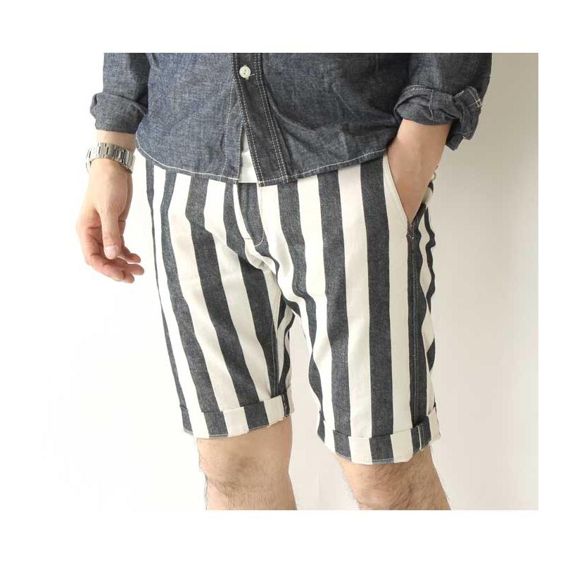 黒と白のストライプ ショートパンツ 楽天市場】ハーフパンツ ストライプの通販