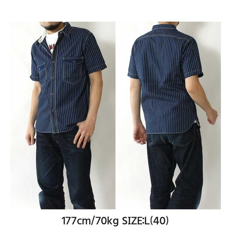 EIGHT G ウォバッシュ　36 アメカジ　生地厚 EIGHT G ウォバッシュ 濃紺 36 アメカジ 生地厚