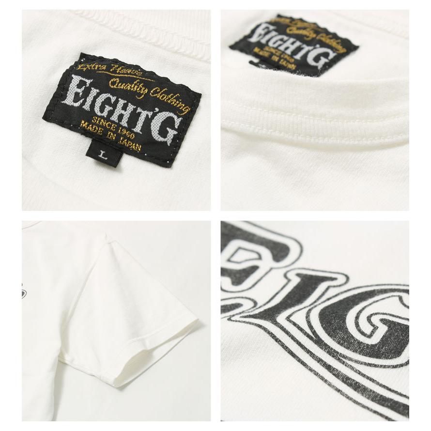 EIGHT-G エイトジー Tシャツ 2024春夏 新作 メンズ 日本製