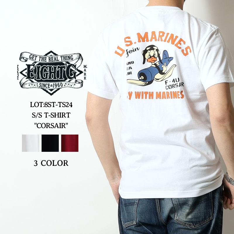 EIGHT-G（エイトジー） Tシャツ 2026春夏 再入荷 メンズ ミリタリー