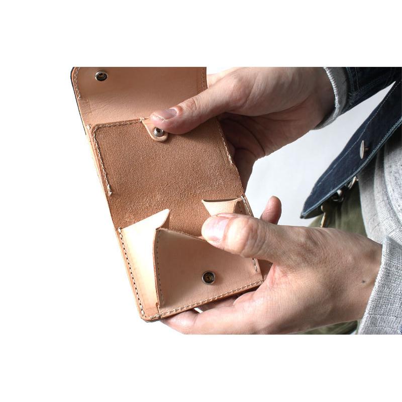 EIGHT-G 本革 三つ折り ミニ財布 LEATHER MINI WALLET 8WA-06