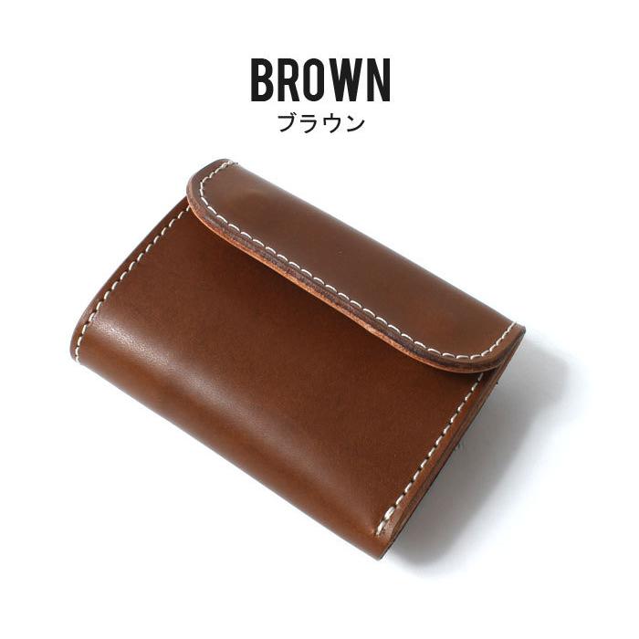 EIGHT-G 本革 三つ折り ミニ財布 LEATHER MINI WALLET 8WA-06