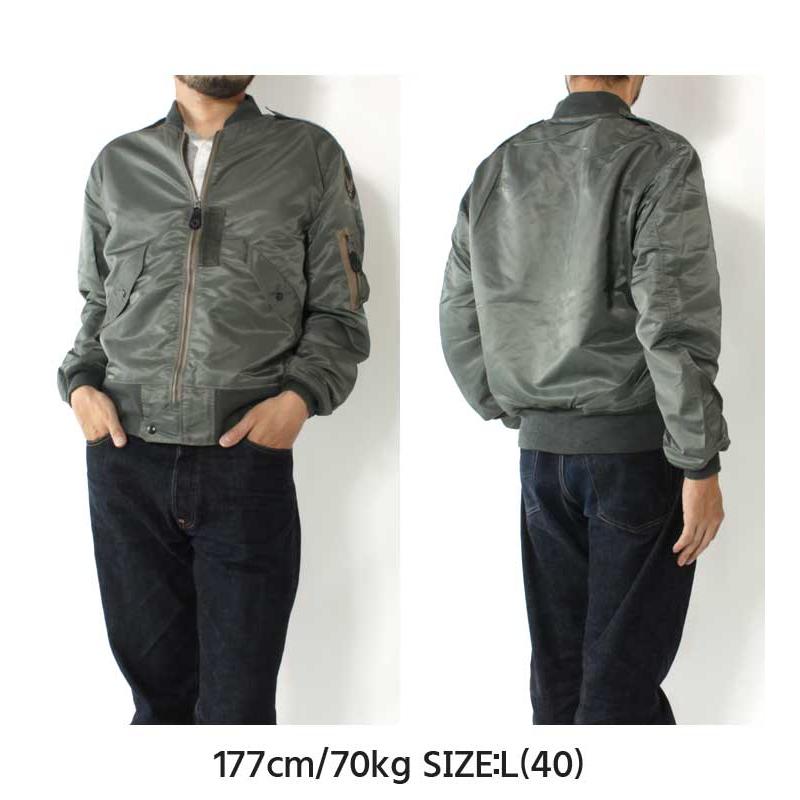 バズリクソンズ フライトジャケット L-2B BR14870 2023秋冬入荷 東洋エンタープライズ BUZZ RICKSON'S Type L-2B SKYLINE CLOTHING CORPORATION アウター メンズ｜eightg｜09