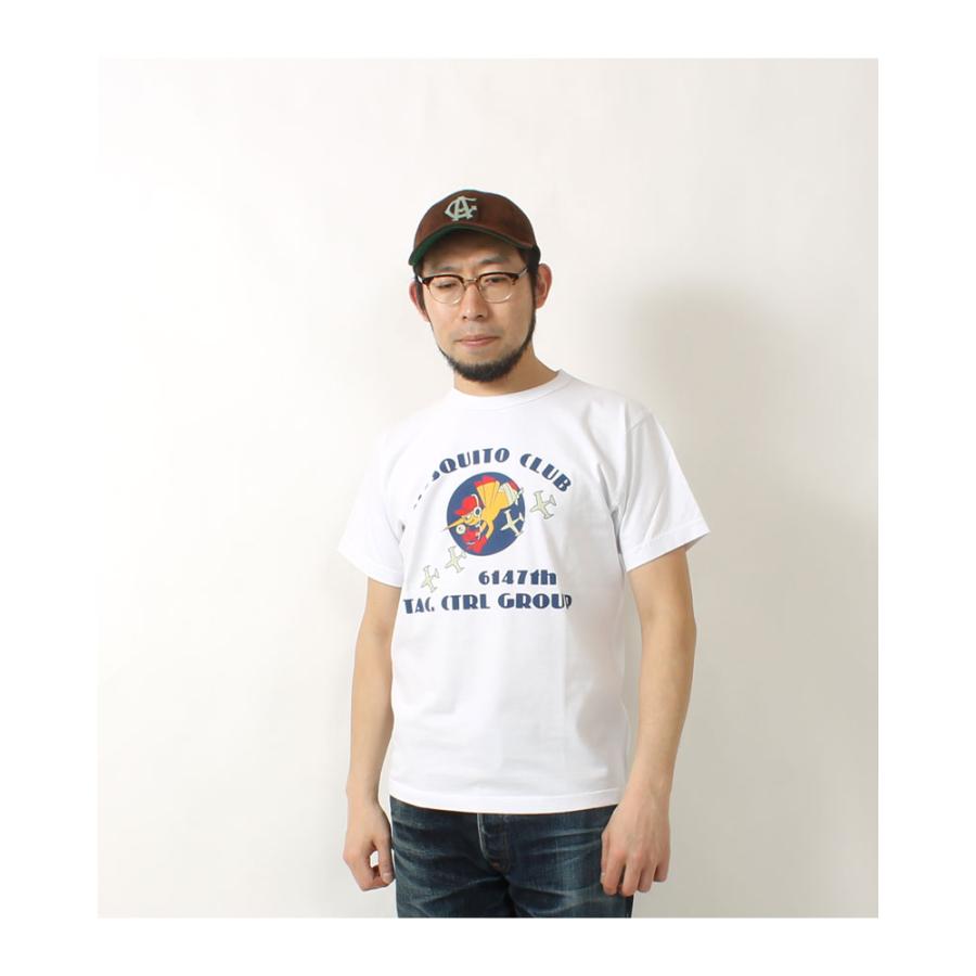 バズリクソンズ Tシャツ 2024春夏 新作 BR79345 BUZZ RICKSON'S 東洋エンタープライズ MOSQUITO CLUB 半袖 プリント カットソー アメカジ ミリタリー メンズ｜eightg｜05