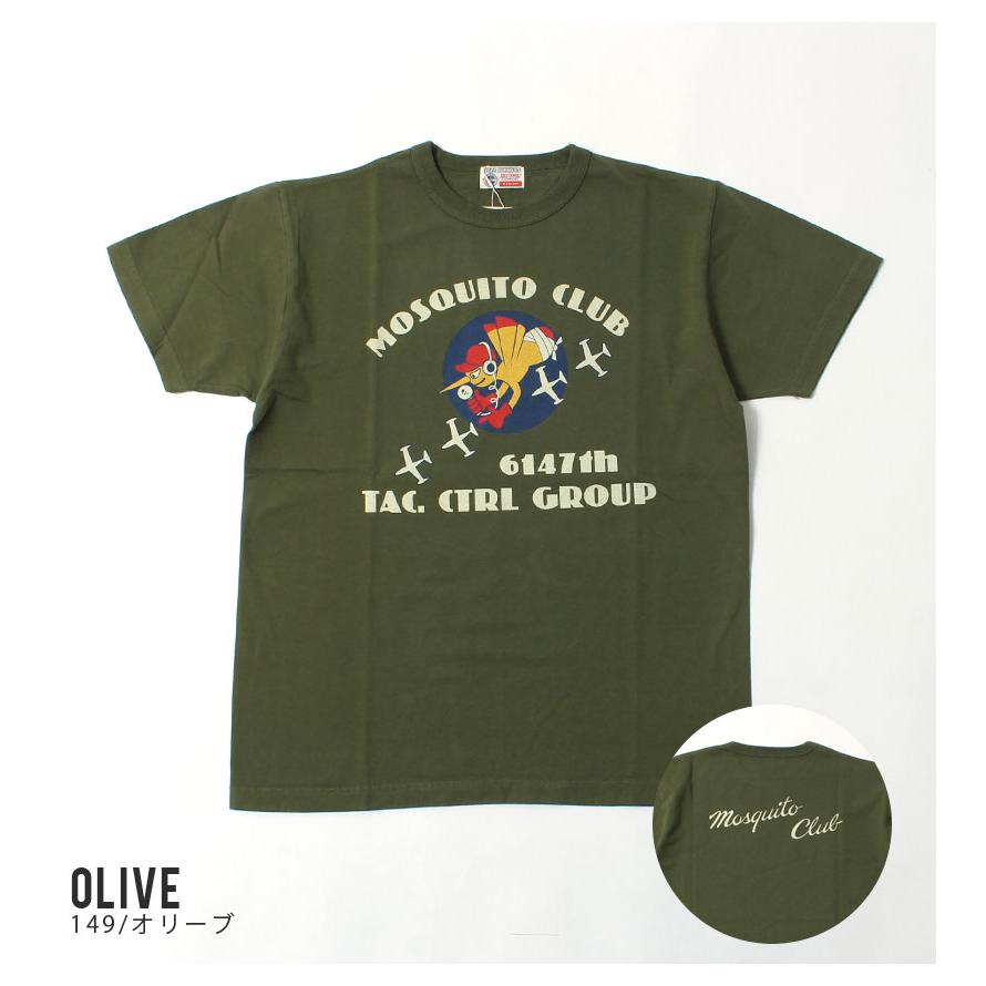 バズリクソンズ Tシャツ 2024春夏 新作 BR79345 BUZZ RICKSON'S 東洋エンタープライズ MOSQUITO CLUB 半袖 プリント カットソー アメカジ ミリタリー メンズ｜eightg｜09