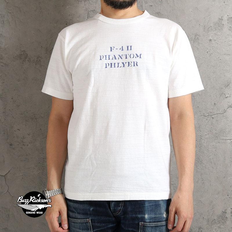 バズリクソンズ Tシャツ 2026春夏 新作 BR79730 BUZZ RICKSON'S 東洋エンタープライズ PHANTOM PHLYER 半袖 日本製 アメカジ ミリタリー メンズ 綿100