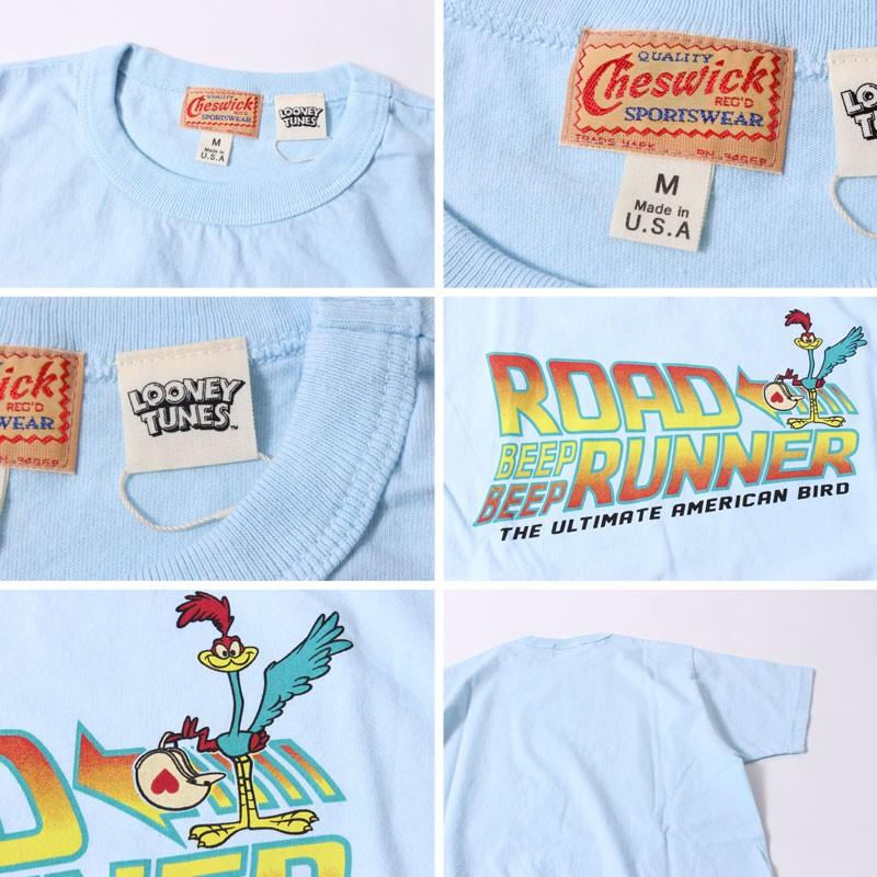 CHESWICK ×ロードランナー　スウェット　ティファニーブルー　カナダ製 CHESWICK ×ロードランナー スウェット ティファニーブルー