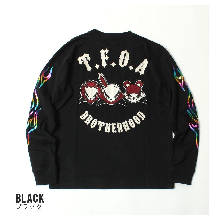 新品CROWSクローズWORSTワースト ✖デスラビット　ロンT XLサイズ CROWS クローズワースト KKK デスラビット刺繍 長袖Tシャツ ロン