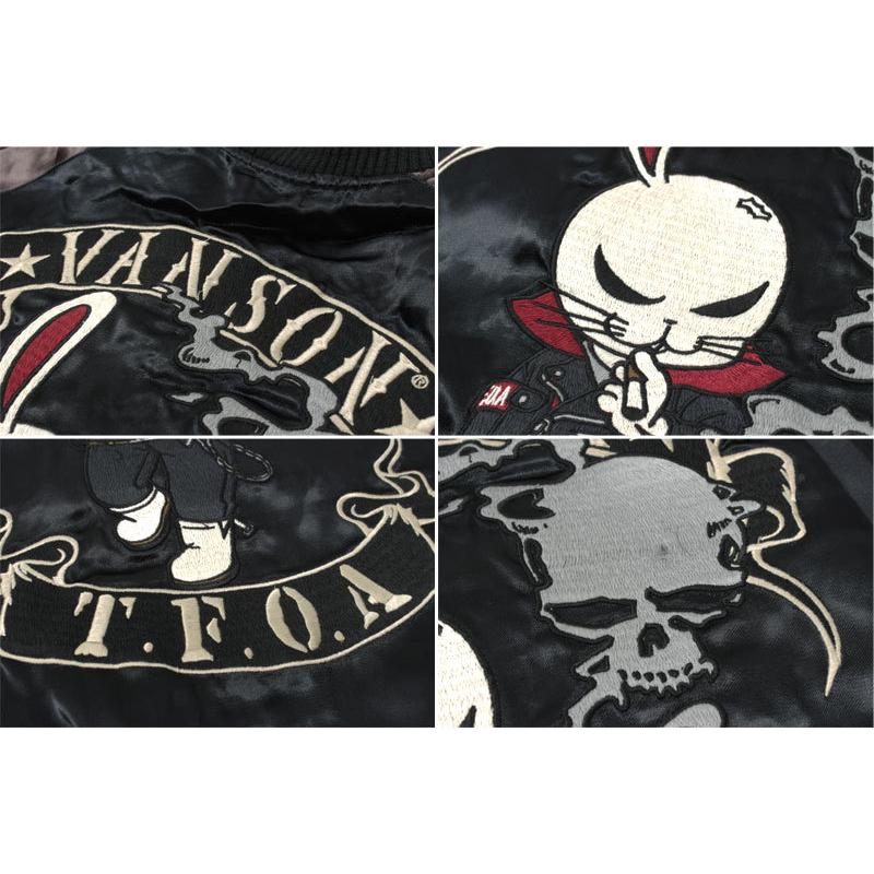 バンソン スカジャン クローズ×WORST コラボ 2021秋冬 新作 VANSON CRV-2121 武装戦線 デスラビット CROWS 坊屋春道 クローズ×WORST