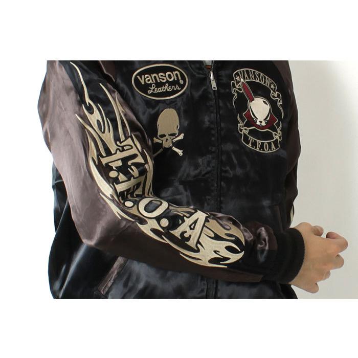 バンソン スカジャン クローズ×WORST コラボ 2021秋冬 新作 VANSON CRV-2121 武装戦線 デスラビット CROWS 坊屋春道 クローズ×WORST