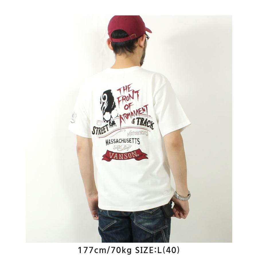 VANSON（バンソン） Tシャツ クローズWORST 2025春夏 新作 CRV-2503