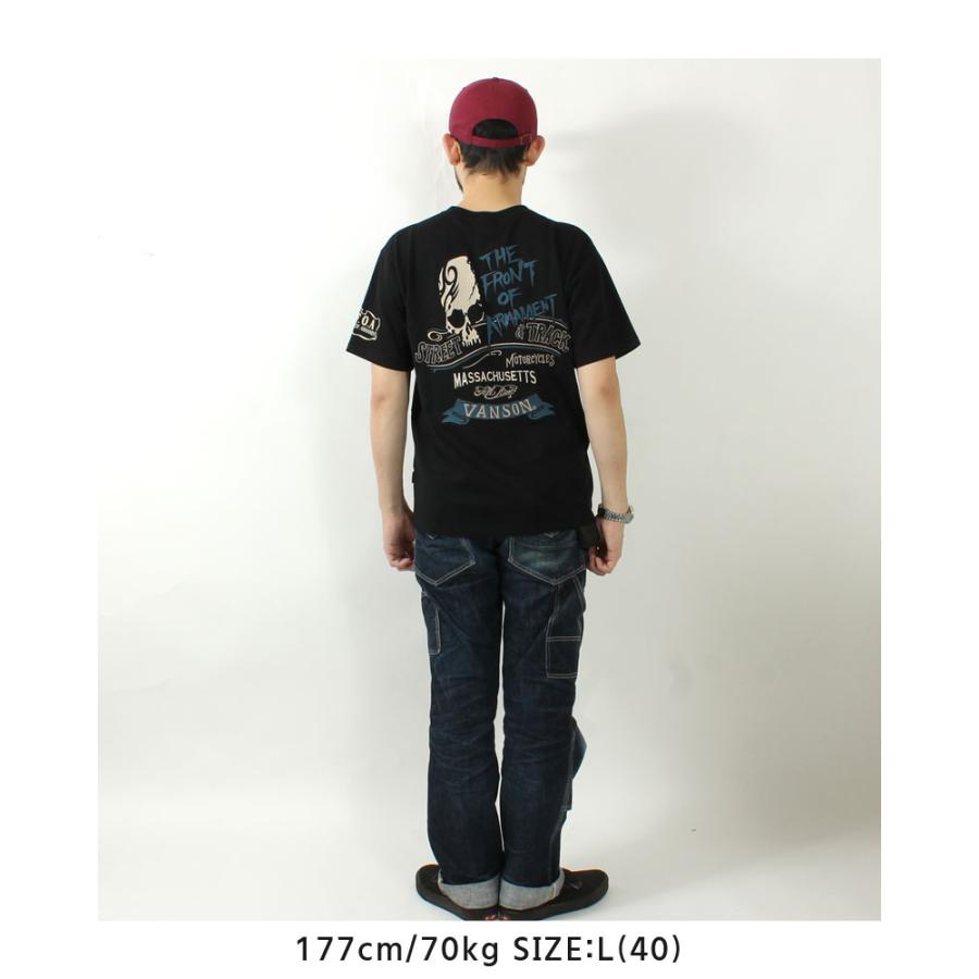 VANSON（バンソン） Tシャツ クローズWORST 2025春夏 新作 CRV-2503