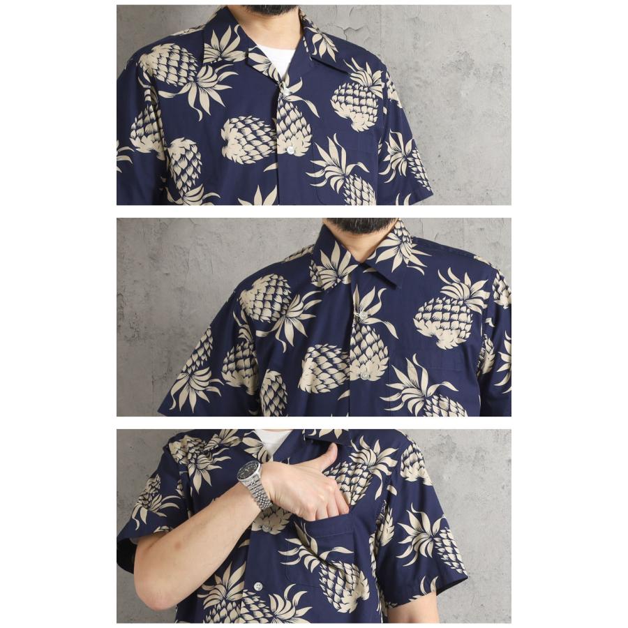 SUN SURF デュークカハナモク アロハシャツ パイナップル コットン