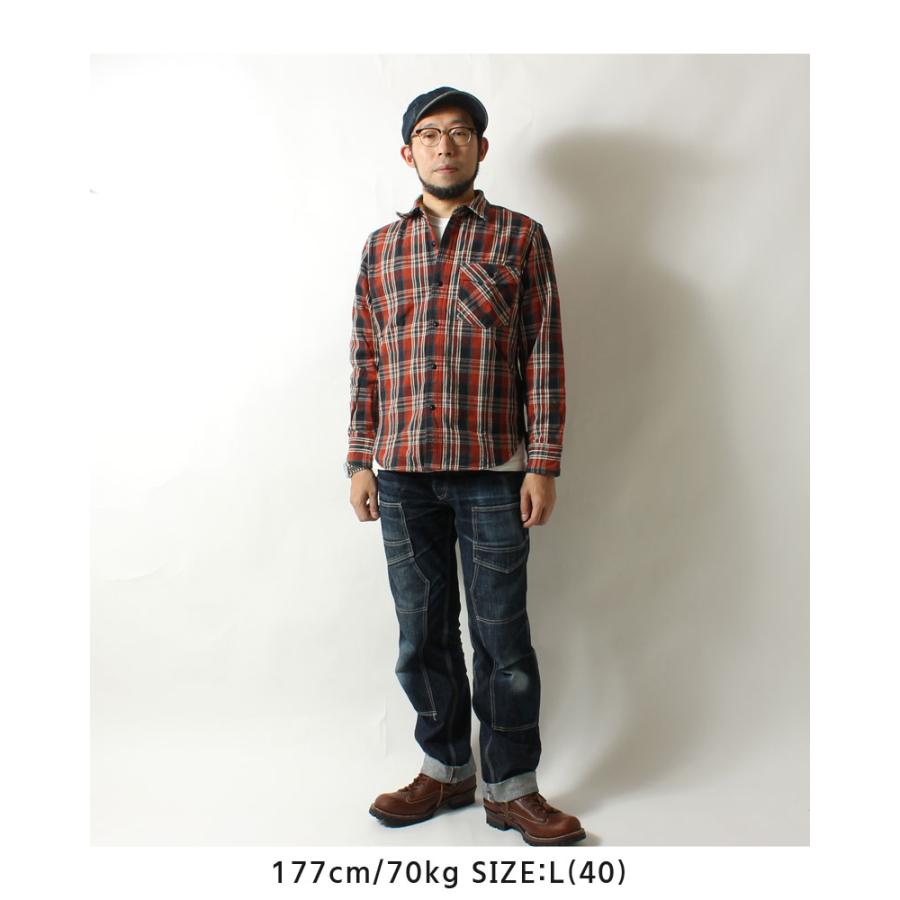 DELUXEWARE（デラックスウエア） ネルシャツ 2025秋冬 新作 HV-19A 20