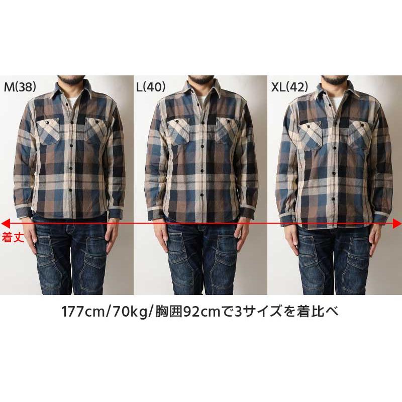 DELUXEWARE（デラックスウエア） ネルシャツ 2025秋冬 新作 HV-57