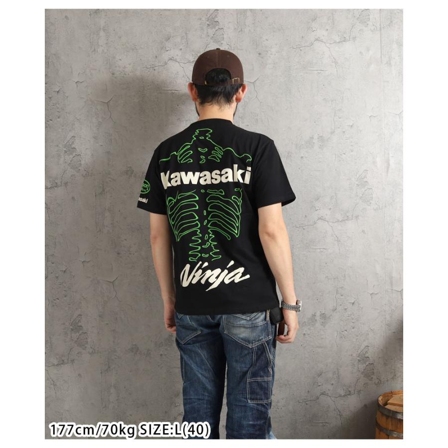 VANSON（バンソン） Tシャツ Kawasakiコラボ Ninjaロゴ 2026春夏 新作