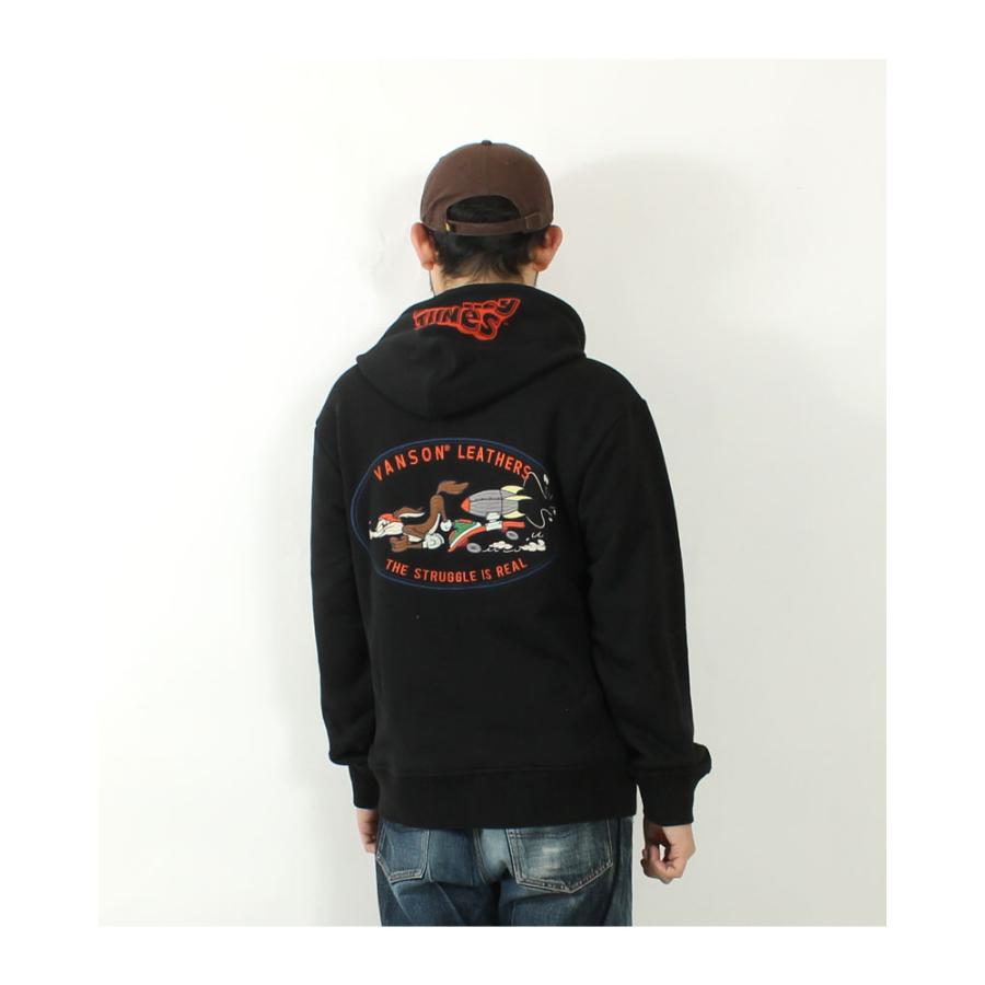 VANSON（バンソン） パーカー ロードランナー ワイリーコヨーテ メンズ