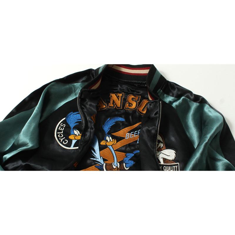 VANSON（バンソン） スカジャン ロードランナー ワイリーコヨーテ