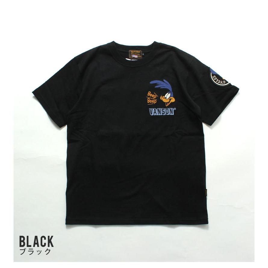 【てんトさん専用】vanson ルーニーテューンズ半袖Tシャツ　ロードランナー VANSON（バンソン） Tシャツ メンズ 半袖 ルーニー・テューンズ
