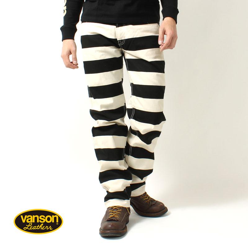 ♦vanson/バンソン ボーダーパンツ☠ VANSON】ボーダーダックパンツ | 店舗から探す | lax outfitters
