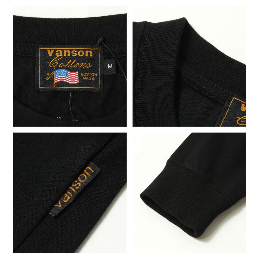 VANSON（バンソン） ロンT 2024秋冬 新作 NVLT-2414 スカルボーン