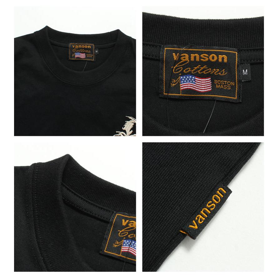 VANSON（バンソン） Tシャツ BIGスカル 2025春夏 新作 NVST-2506