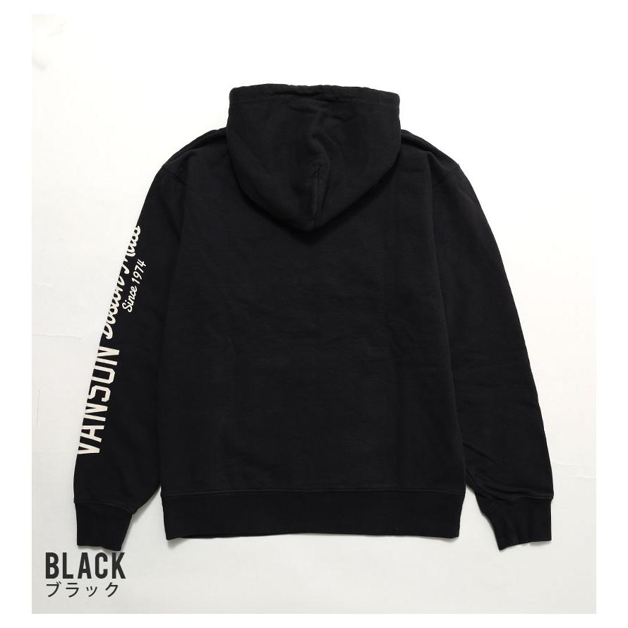 VANSON（バンソン） パーカー USA製 ロゴ メンズ アメカジ プリント