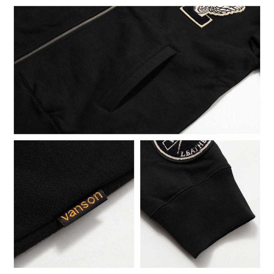 VANSON（バンソン） ジップパーカー 2025秋冬 新作 プレミアムライン