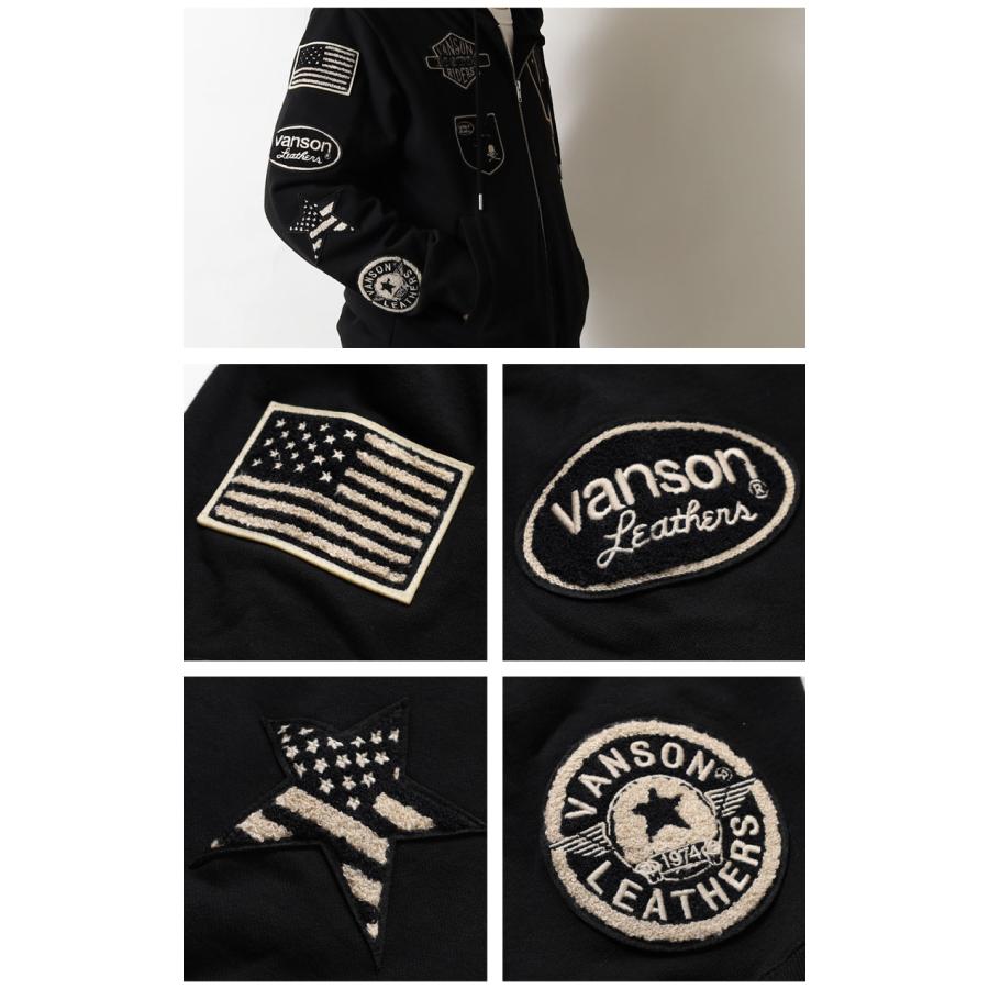 VANSON（バンソン） ジップパーカー 2025秋冬 新作 プレミアムライン