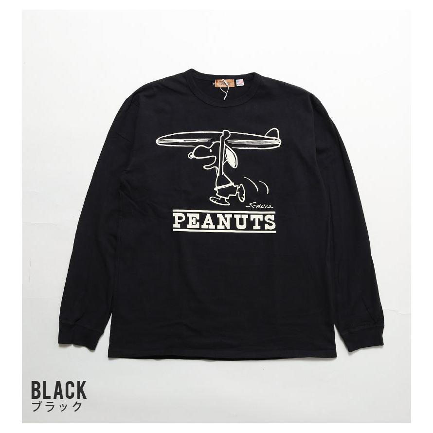 Vintage PEANUTS ピーナッツ スヌーピー ロンT 米国製 長袖Tシャツ 